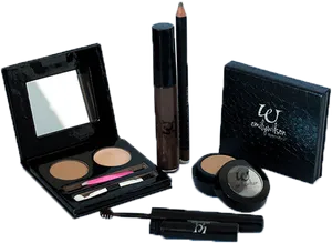 Assorted Cosmetic Products Display