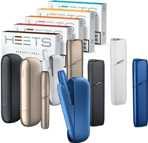 Assorted Electronic Cigarettesand Heatsticks