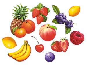 Assorted Fresh Fruit Collection