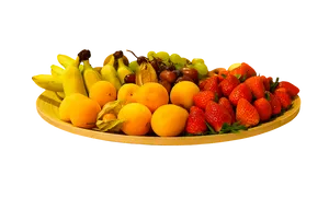 Assorted Fresh Fruit Platter PNG