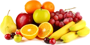 Assorted Fresh Fruits Display