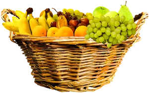 Assorted Fruit Basket PNG image