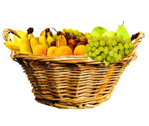 Assorted Fruit Basket PNG image