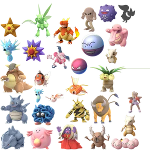 Assorted Generation One Pokemon