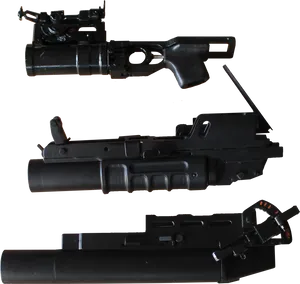 Assorted Grenade Launchers Parts
