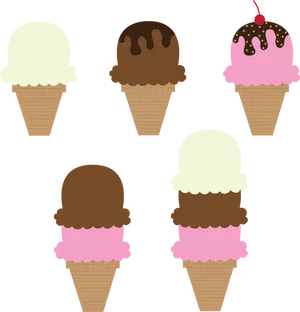 Assorted_ Ice_ Cream_ Clipart PNG image