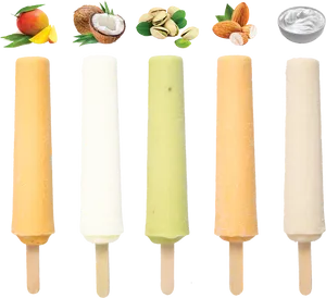 Assorted Kulfi Flavors PNG image