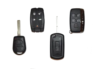 Assorted Land Rover Car Keys PNG image