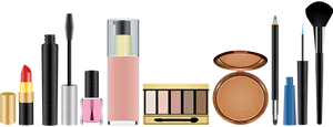 Assorted Makeup Products Collection PNG image
