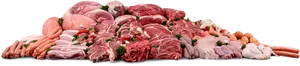 Assorted Meat Selection PNG image