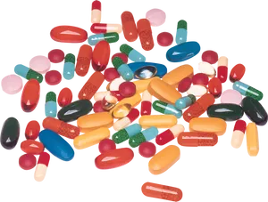 Assorted Medication Pills PNG
