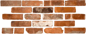 Assorted Old Bricks Texture PNG image