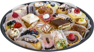 Assorted Pastry Platter Dessert Sampler PNG image