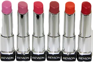 Assorted Revlon Lipsticks PNG image