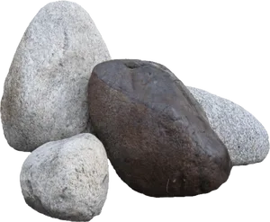 Assorted River Stones Texture PNG image
