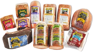 Assorted Smiths Meat Products PNG image