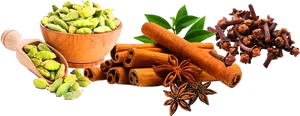Assorted Spices Collection PNG