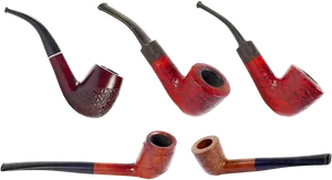 Assorted Tobacco Pipes PNG image