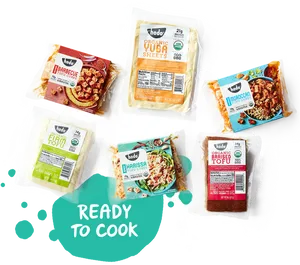 Assorted Tofu Products Readyto Cook PNG image