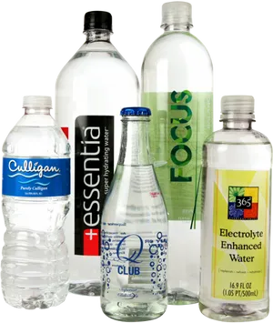 Assorted Water Bottles Collection