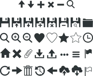 Assorted Web Icons Collection