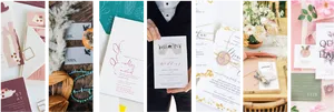 Assorted Wedding Stationery Collection PNG image