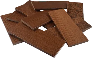 Assorted Wooden Floor Samples PNG image