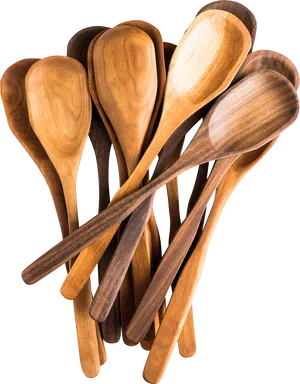 Assorted Wooden Spoons Collection