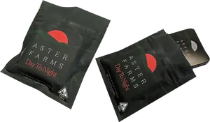 Aster Farms Day To Night Weed Packaging PNG