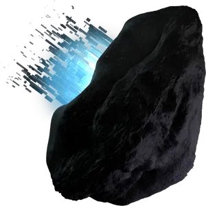 Asteroid Disintegration Digital Art