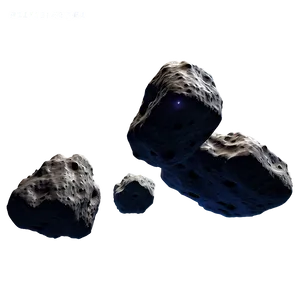 Asteroid Field Png 05252024 PNG image