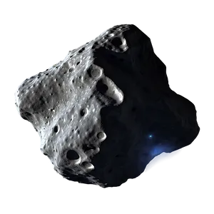 Asteroid In Night Sky Png 05252024 PNG image