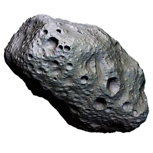 Asteroid With Craters PNG Iki