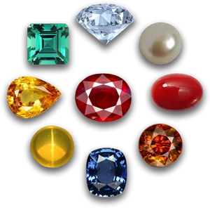 Astrological Gemstones Circle PNG