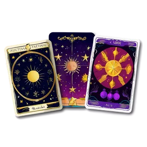 Astrology Tarot Set Png Pen30 PNG image