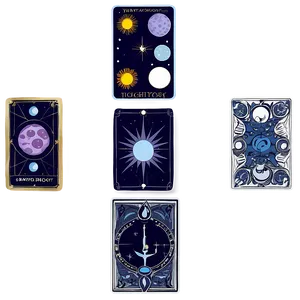 Astrology Tarot Set Png Usn70 PNG image