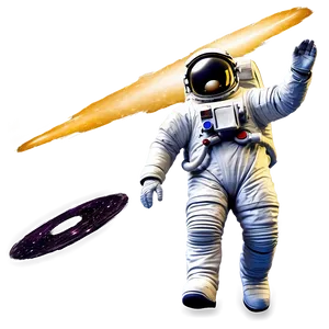 Astronaut And Stars Png Yus81 PNG image