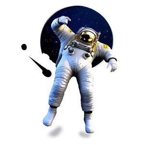 Astronaut And The Milky Way PNG 05212024