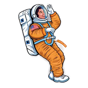 Astronaut Experiencing Gravity Png Cin76 PNG image