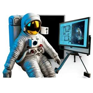 Astronaut In Lunar Lander Png 27 PNG image