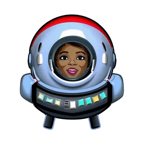 Astronaut In Spaceship Cockpit PNG Amh64