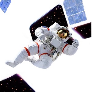 Astronaut In Zero Gravity PNG Abs65