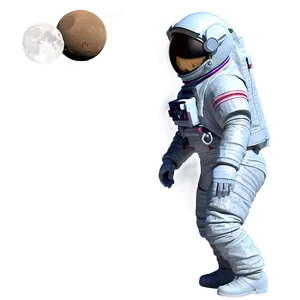 Astronaut On Alien Planet PNG Pof78