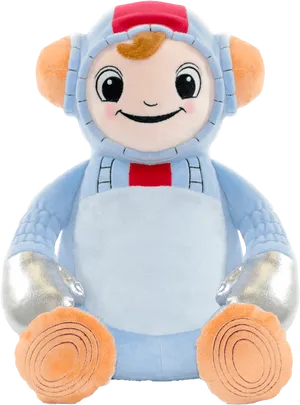 Astronaut Plush Toy Smile PNG image