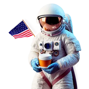 Astronaut With Space Food Png 05212024 PNG image
