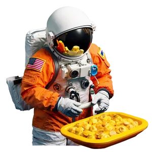 Astronaut With Space Food Png 71 PNG image