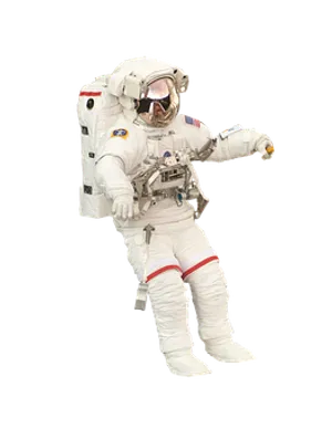 Astronautin Space Suit PNG image