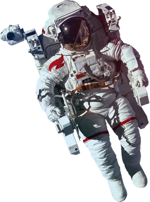 Astronautin Spacewalk PNG image