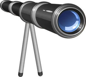Astronomical Telescope Illustration PNG image