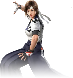 Asuka Kazama Tekken Character Pose PNG